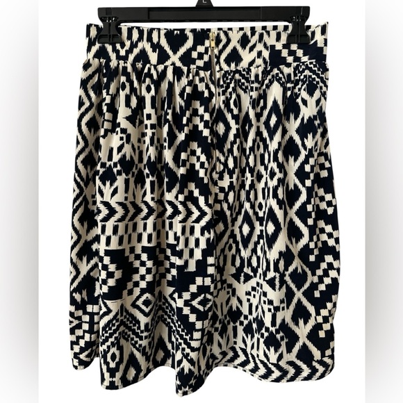 MAUDE Anthropology Navy and Cream Midi Skirt size S - Picture 5 of 5